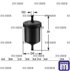 Fiat Fiorino Yakıt Filtresi 7585348