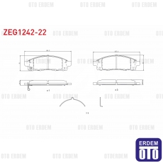 Fiat Fullback Fren Balatası Ön 2016 