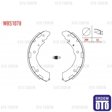 Fiat Fullback Fren Pabuç Balatası Arka 2016 