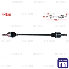 Fiat Grande Punto Aks Sağ Ön Komple 1.2 Mpi 2005-2012 