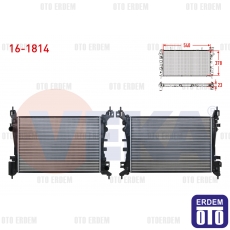 Fiat Grande Punto Su Radyatörü 1.4 2005-2012 16-1814 - 2