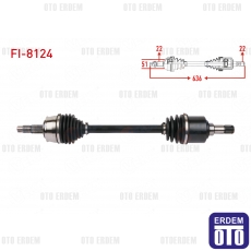 Fiat Idea Aks Sol Ön Komple 1.4 16V 2005>> 