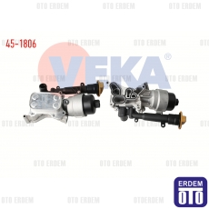 Fiat Linea 2007- Doblo Punto 1999-2010 Alfa Romeo MiTo 2008 Yağ Soğutucusu Komple Kalın Tip 1.3 MJT / JTD 45-1806 - 2
