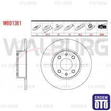 Fiat Linea Bravo 2 Stilo Fren Diski Arka 2007  - 2