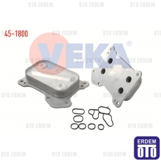 Fiat Linea Fiorino 500L Albea Doblo Punto Yağ Soğutucusu Tek İnce Tip Contalı 1.3 Mjt 2003- 45-1800 - 2