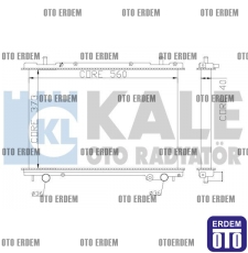 Fiat Marea Motor Su Radyatörü 46772231 - 2