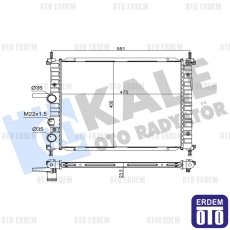 Fiat Marea  Motor Su Radyatörü Klimalı 46420484 - 3