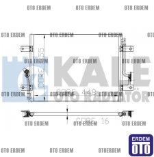 Fiat Palio Klima Radyatörü  46766830 - 2