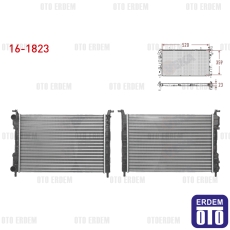 Fiat Palio Su Radyatörü Mekanik (23mm) 1.2i 16V 1996-2005 16-1823