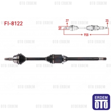 Fiat Panda Aks Sağ Ön Komple 1.2 2003-2012 