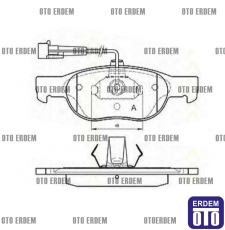 Fiat Punto Ön Disk Balata Fren Takımı 71752989