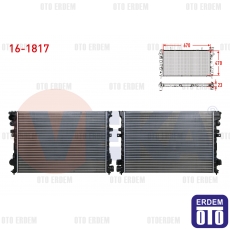 Fiat Scudo 1.9 TD 1996-2006 Su Radyatörü 16-1817 - 2