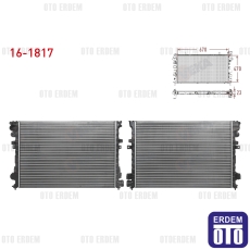 Fiat Scudo 1.9 TD 1996-2006 Su Radyatörü 16-1817