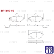 Fiat Scudo Fren Balata Ön 1.6-2.0 1994-2007 