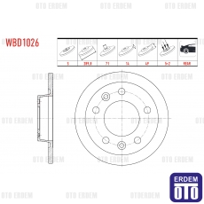Fiat Scudo Fren Diski Arka 2007 