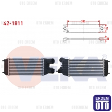 Fiat Scudo Turbo Radyatörü (Intercooler) 1.6 Mjt 2007 42-1811 - 2
