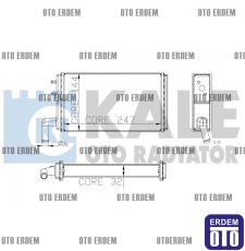 Fiat SLX Kalorifer Peteği Radyatörü 2 Sıra 85007271 - 2