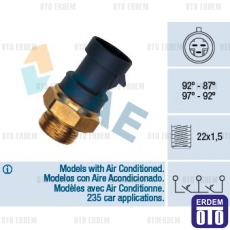 Fiat Tempra Klimalı Fan Müşürü FAE 7655732