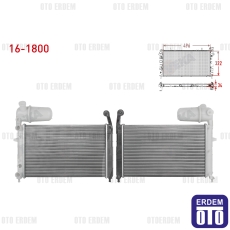 Fiat Tempra Su Radyatörü 1.4 1992-1999 16-1800