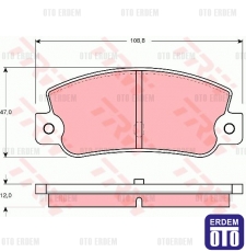 Fiat Tipo Ön Fren Balatası TRW 5892729