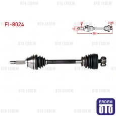 Fiat Uno 70 Aks Komple Ön Sol 1.4i 1994-2000 