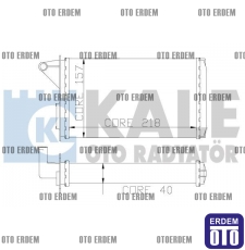 Fiat Uno Musluksuz Kalorifer Peteği Radyatörü  7753630 - 3