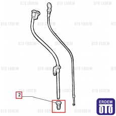 Fiat Yağ Çubuk Boru Lastiği Orjinal 55189839 - 4