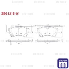 Fren Balata Ön Fiat Sedici 1.6 16v 2006 