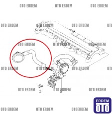 Kangoo Clio K9K Turbo Geri Dönüş Valfi Hortumlu 8200147551 - 4