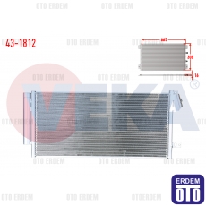 Klıma Radyatoru Fıat Doblo (152,263) 1.3 Mjt 2010 43-1812 - 2