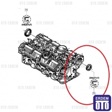 Laguna 1 Eksantrik Keçesi Arka N7Q 7439443310 - 2