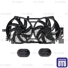 Laguna 1 Fan Motoru Komple Davlumbazı Pervanesi Çift Motor 7701471356 - İtal - 2