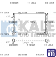 Laguna 1 Motor Su Radyatörü 2 Sıra 7701049754