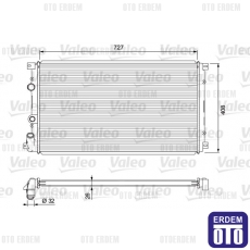 Master 2 Motor Su Radyatörü Valeo 7711134625