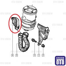 Megane 1 Hava Filtre Hortum Ucu K7M 1.6 ie 7700868428 - 3