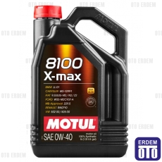 Motul 0W40 5LT 8100 X-MAX Motor Yağı 
