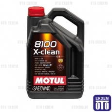 Motul 5W-40 5LT 8100 X-CLEAN Motor Yağı 