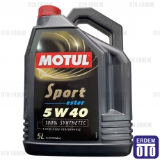 Motul Sport 5w40 Ester Synthetic Motor Yağı 5LT 