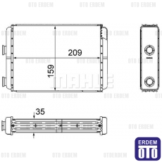 Punto Kalorifer Radyatörü Mahle 46722928 - 2