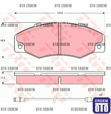 R21 Concorde Ön Fren Balatası Takım TRW 7701203069 - 2