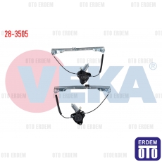 Renault Clio 1 2 Arka Cam Krıkosu Elektrikli Sağ Ön 1990-2005 28-3505 - 2