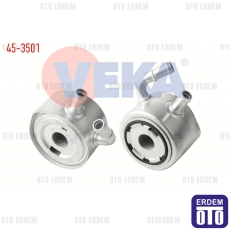 Renault Clio 2 1998-2005 Symbol 1998-2005 Kangoo 1998-2005 Dacia Logan 2004-2012 Yağ Soğutucusu Tek Contalı 1.5 DCI 65 PS 45-3501 - 2
