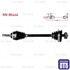 Renault Clio 2 Aks Sol Ön Komple 1.5 Dci 2003-2008 