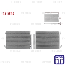 Renault Clio 4 / Captur / Dacia Dokker / Duster / Logan 2 / Sandero Stepway Ön Klima Radyatörü 2012-2020 43-3516