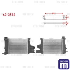 Renault Clio 4 Captur Turbo Radyatörü (İntercooler) 1.5 Dci 2012-2015 42-3516