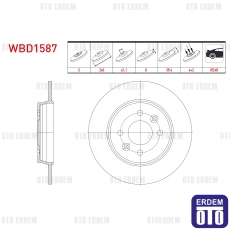 Renault Clio 5 Fren Diski Arka 2020- 