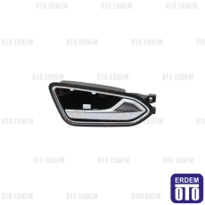 Renault Clio 5 Kapı İç Açma Kolu Sağ Krom Çerçeveli 