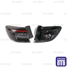 Renault Clio 5 Stop Lambası Sol Ledli Siyah Çizgili 2024 