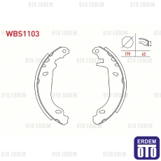 Renault Clio I Fren Pabucu Arka 1990-1998 