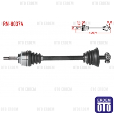 Renault Clio II İçin Komple Aks Sol On 